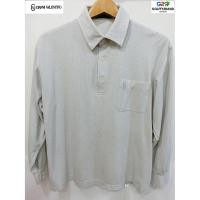 ราคา GIANNI VALENTINO แท้ เสื้อยืดโปโลแขนยาวสีเทา (1999573459)