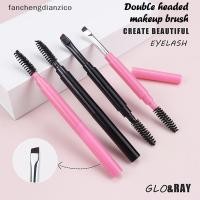 ราคา Fanchengdianzico แปรงเขียนคิ้วสองหัวแบบพกพาพร้อมฝาปิด, เครื่องมือแต่งหน้าต่อขนตา AAg (45456767273)