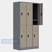 ราคา ตู้ล็อคเกอร์ 6 ช่อง (ทรงสูง) รุ่น MLK-6 (14250476410)