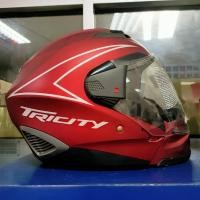 ราคา หมวกกันน๊อคYamaha Tricity เต็มใบปิดคาง มีเลนส์ ไซส์XL (3760893015)
