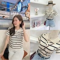 ราคา เสื้อโปโลเกาหลีสีครีม (24810597320)