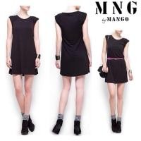 ราคา MNG : Black Drape Dress (1563411957)