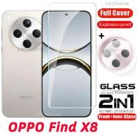 ราคา Oppo Find X8 2024 คลุมทั้งหมดกระจกนิรภัย Flim สําหรับ OPPO Find X8 FindX8 OPPOFindX8 X 8 8X 4G 5G 2024 ฟิล์มด้านหน้ากลับเลนส์แก้วกลับกล้องเลนส์ป้องกันหน้าจอ (29618022660)