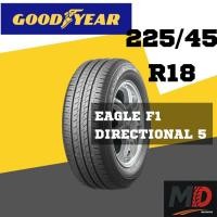 ราคา ยางรถยนต์ Goodyear รุ่น 225/45 R18 Eagle F1 Directional 5 (รถเก๋ง) ปี 20 แถมจุ๊บยางทุกเส้น (42209277650)