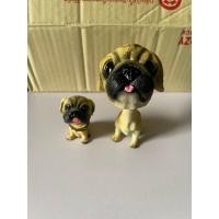 ราคา เรซิ่น หมาปั๊ก pug หัวสปริง พร้อมส่ง (25107420543)
