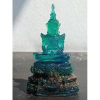 ราคา พระแก้วมรกตจำลอง หล่อเรซิ่นผสมมวลสารแร่เหล็กน้ำพี้ หล่อโชว์แร่ (2973269177)