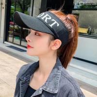 ราคา 【จัดส่งจากกรุงเทพฯ】 หมวกกันแดด สกีนลายSPORT หมวกแก๊ป หมวกครึ่งใบ ผ้ายืดได้ ระบายอากาศ ป้องกันแสง UV ออกกำลังกาย กีฬา ครี (41877729873)