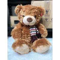 ราคา ตุ๊กตาหมีสีน้ำตาล ตัวใหญ่ ผูกผ้าพันคอ แบรนด์ Anee Park สภาพดีมากเหมือนใหม่ เก็บอย่างเดียว bear doll (29386937215)