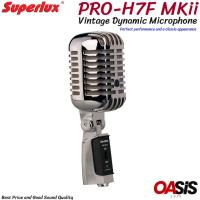 ราคา ไมโครโฟน Vintage Superlux PRO-H7F MKII ไมค์ คลาสสิค ไมค์สาย Microphone Vintage SUPERLUX PRO H7FMKII Super Cardioid (6938168913)
