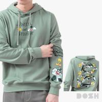 ราคา DOSH MEN'S FRENCH TERRY HOODIE LOONEY TUNES เสื้อฮู้ด DLTMJ5000-GR (S-XL) (27820374137)
