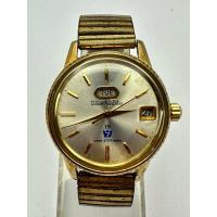 ราคา Citizen Auto Dater para 40M water 19 Jewels Automatic ตัวเรือนทองชุบ นาฬิกาผู้ชาย มือสองของแท้ (25106766077)