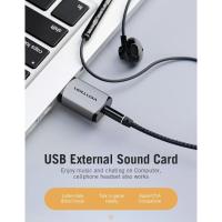 ราคา Vention(CDNH0) Sound Card USB Audio Interface External Sound card USB Adapter 3.5mm (4564728196)