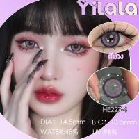 ราคา Yilala Contact lens คอนแทคเลนส์ ตาหวาน cosplay purple ใส่สบายตา สวยมากเลยคร่า Lovelyplus ของแท้จากเกาหลี (29550431759)