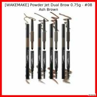 ราคา [WAKEMAKE] Powder Jet Dual Brow 0.75g - #08 Ash Brown / Korean Brow Powder / Define & Shape / ของแท้ 100% โดย skinora (57854734538)