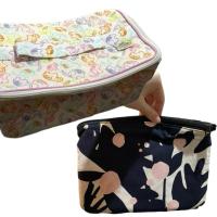 ราคา Naraya/Innisfree pouch set กระเป๋าใส่เครื่องสำอางค์ นารายา อินนิสฟรี ขนาดใหญ่ (28453972790)