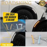 ราคา HONDA CRV 2024 SIDE MARKER BUMPER DAYLIGHT DRL วิ่งป้ายและยินดีต้อนรับแสง 3 สี (56254658098)