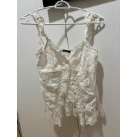 ราคา เสื้อลูกไม้ลายฉลุ สีขาวsize xs-s (29021033766)