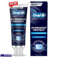 ราคา Oral-B Overnight Protect Intense Mint Toothpaste 95g ยาสีฟันออรัลบีสูตรพิเศษสำหรับตอนกลางคืนสินค้านำเข้าจากออสเตรเลีย (46006341177)