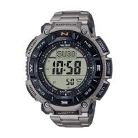 ราคา Casio Protrek นาฬิกาข้อมือผู้ชาย สายไทเทเนียม รุ่น PRG-340T-7 / สีเงิน (22362834860)