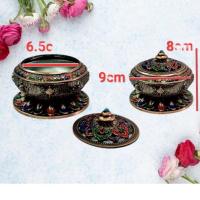 ราคา กระถาง กระถางกำยาน ที่ใส่กำยาน กำยาน โลหะชุบทองเหลือง มี3สี ทองเงา ทองเหลืองรมดำ ทองแดงรมดำ งานสวย พร้อมส่ง (20523179107)