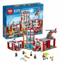 ราคา ตัวต่อ LEPIN ชุด CITIES LEPIN 02052 Fire Station จำนวนตัวต่อ 1,029 ชิ้น (1694416411)