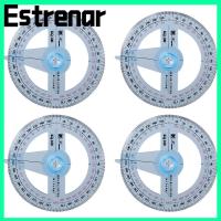 ราคา ESTRENAR 4 ชิ้น 360 องศาไม้โปรแทรกเตอร์เครื่องเขียนเครื่องมือวัดไม้บรรทัดเรขาคณิตสวิงอาร์มไม้โปรแทรกเตอร์ (47506413296)
