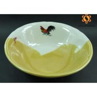 ราคา ชามเซรามิคลายไก่ตาล ชามตราไก่ปากบาน ถ้วยตราไก่ มี 3 ขนาด 6/7/8 นิ้ว (54256475824)