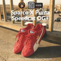 ราคา PUMA Speedcat OG+ Sparco รองเท้าจากสนามแข่งมาบรรจบกับสไตล์สตรีทผู้ชาย/หญิง ️ รุ่นคลาสสิกหนังกลับทรงSlim [ของแท้ 100%] (43428873554)
