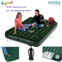 ราคา Intex ที่นอนเป่าลม 4.5 ฟุต (ฟูล) 1.37x1.91x0.22 ม. มีสูบลมเท้าเหยียบฝังในตัว รุ่น 66928 + ที่สูบลม ดับเบิ้ลควิ๊ก ทรี (4786797260)
