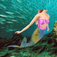 ราคา [โปรโมชั่นใหญ่] เสื้อผ้าบาร์บี้ ชุดนางเงือก ตุ๊กตา เจ้าหญิงเงือก 2 สี การเลือก❀ (49450904942)