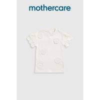 ราคา เสื้อยืดเด็กผู้หญิง Mothercare Crochet Flower T-Shirt JM586 (40823456350)