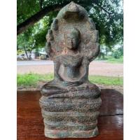 ราคา พระบูชาปางนาคปรก หน้าตัก5นิ้ว สูง 10นิ้ว เนื้อสัมฤทธิ์ สนิมเขียว เป็นพระบ้านเก่าเก็บ ผ่านพิธีปลุกเสกเรียบร้อย (9641959459)