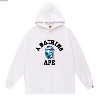 ราคา BAPE พร้อมส่ง/เสื้อฮู้ด BAPE เสื้อฮู้ดทรงหลวมพิมพ์ลายหัวลิง (56855764773)