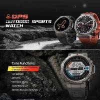 ราคา ❥ VWAR T-Rex 3 GPS สมาร์ทนาฬิกา 5 ATM กันน้ําในตัว Dual-Band GNSS เข็มทิศทหารกีฬาผู้ชาย Smartwa (28129900648)