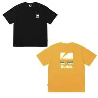 ราคา 2025 สไตล์ใหม่ Kodak Kodak ผ้าฝ้าย 100% คอกลมคู่เสื้อยืดแขนสั้น Street Wear ผ้าฝ้ายแท้ (40417791482)
