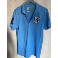 ราคา เสื้อคอโปโล สีฟ้า ผ้าหนา คอปก ขนาดM (26770746931)
