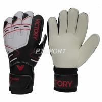 ราคา ถุงมือผู้รักษาประตู ถุงมือโกล์วเด็ก VICTORY GK GLOVE มี Finger Save สีขาว (2814215146)