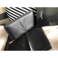 ราคา YSL Round Fastener Long Wallet (1661407621)