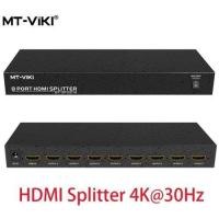 ราคา MT-VIKI 4K 1x8 HDMI Splitter 1 in 8 Out, 8 Port Powered HDMI Splitter Multi Monitor Outputs 3D 4Kx2K@30Hz for Projector, (25804636505)