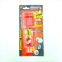 ราคา SUNNIC EPOXY LIQUID IN SYRINGES กาวอีพ๊อกซี่ 3 ตัน แห้งเร็วใน 5 นาที สีใส บรรจุหลอดไซด์ลิงค์ซ์ 35g. (25170002395)