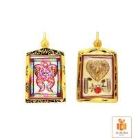 ราคา AURORA จี้เทพจำแลงภมรสาลิกา กรอบทองคำแท้ 75% * ของแท้* (2700498440)