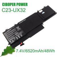 ราคา CP แบตเตอรี่แล็ปท็อป C23-UX32 7.4V/6520MAh/48WH สำหรับ VivoBook U38N U38N-C4004H Series และ ZenBook UX32 UX32A UX32VD Se (29406882519)