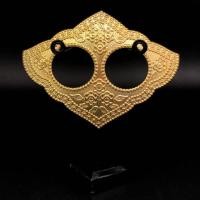 ราคา หัวรัดซิ่น ผ้าถุง Vintage Jewelry เครื่องประดับไทย หัวรัดผ้าถุง หัวเข็มขัด สีเงินรมดำ ทอง (4527468231)