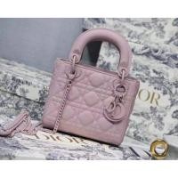 ราคา Dior Dior Dior Bag mini lady Taro Purple mini Matte Leather (47757101374)