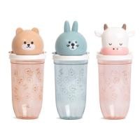 ราคา แก้วน้ำพลาสติก มีฝาปิด ลายน่ารักๆ*พร้อมส่ง* (14589378448)