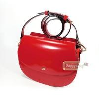 ราคา Jean-Louis Scherrer แท้!!! กระเป๋าหิ้ว/สะพายเฉียง Jean-Louis Scherrer หนังเงา ทรงโค้ง (JLSb021) (5517848508)
