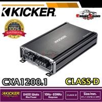 ราคา สินค้ามีคุณภาพ!! เพาเวอร์แอมป์คลาสดี AMP KICKER รุ่น CXA1200.1 แอมป์รถยนต์สำหรับขับซับวูฟเฟอร์ 2400 วัตต์ MAX รับประกัน (8348886399)