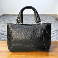 ราคา กระเป๋าหนังแท้ ปั๊มลายหนังนกกระจอกเทศ รุ่นวินเทจ 'VERA PELLE made in Italy แบรนด์แท้ (42855670678)