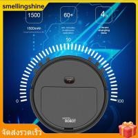 ราคา [สินค้าใหม่ราคาไม่แพง] เครื่องดูดฝุ่นหุ่นยนต์อัจฉริยะ 3 ใน 1 ไม้ถูพื้นและดูดฝุ่นด้วย 60+ นาทีรันไทม์❀ (55206670716)