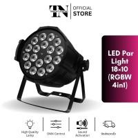 ราคา [พร้อมส่ง] ไฟพาร์ แอลอีดี 4รวม1 18x10W LED Par Light (RGBW 4in1) (25803385210)